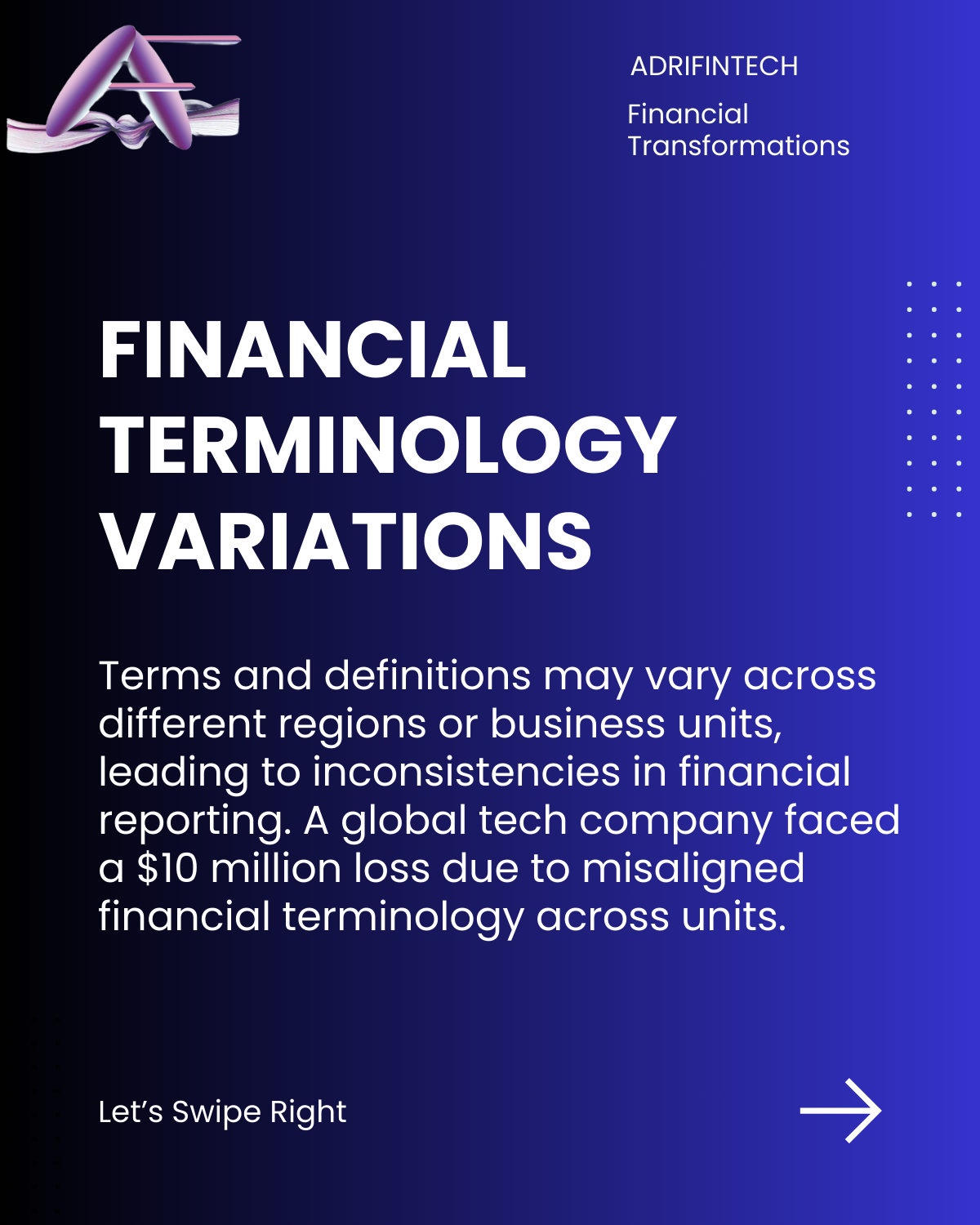 financial terminology Variations