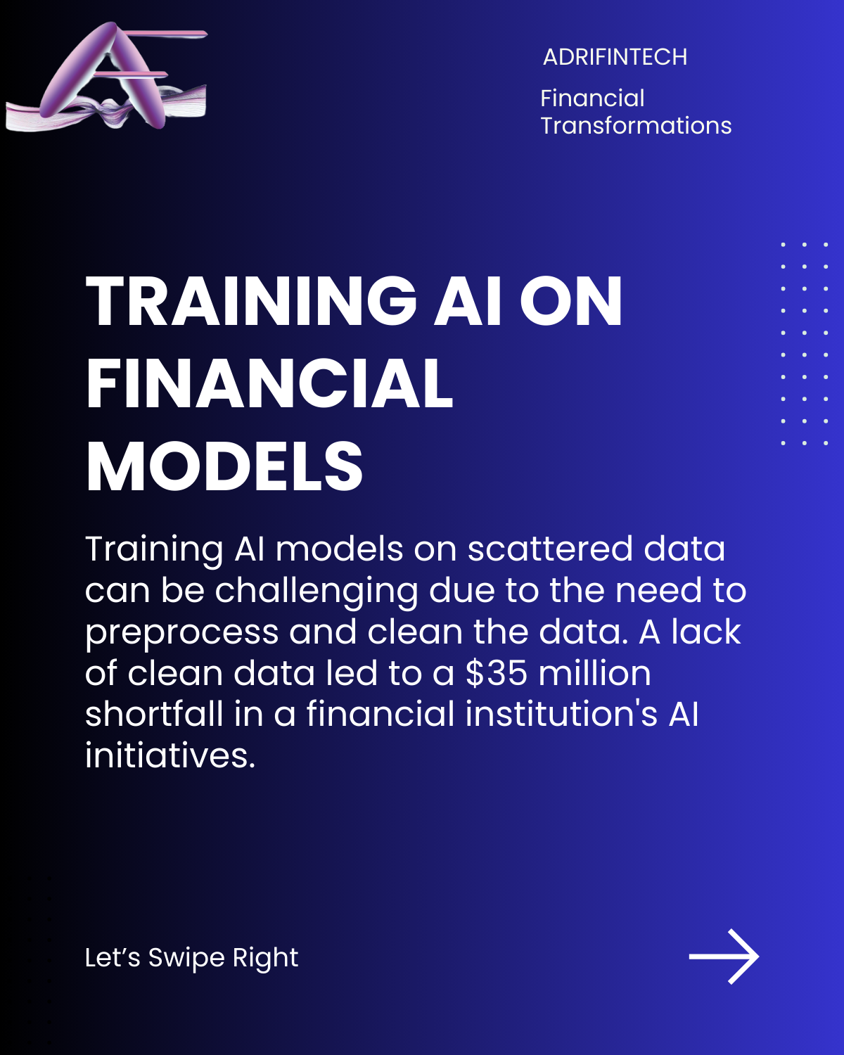 Training AI on Financial models