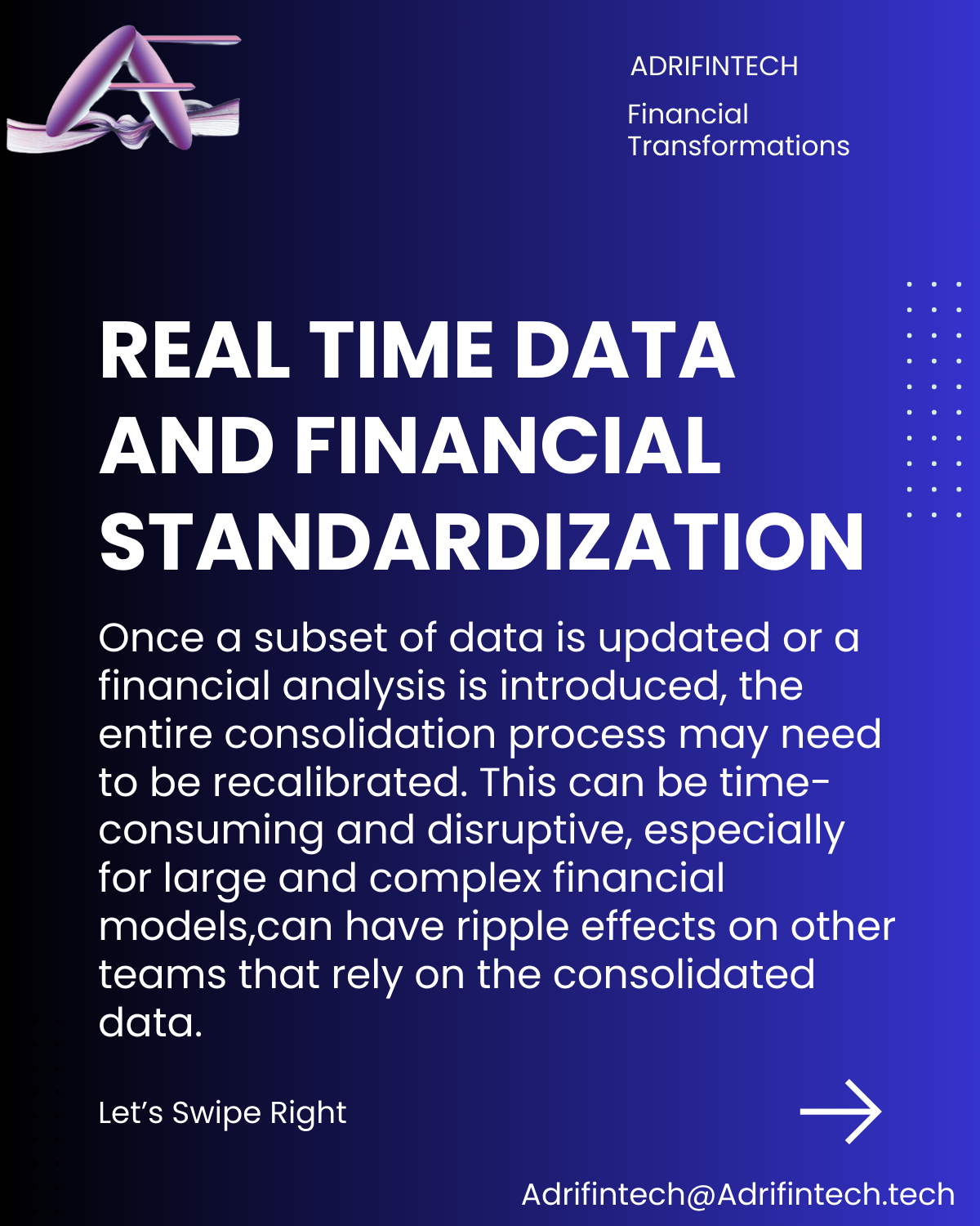 Real TIME DATA AND FINANCIAL STANDARDIZATION 